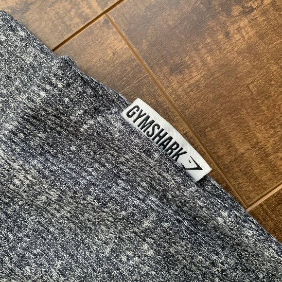 Gymshark Slounge High Waisted Knit Leggings in Grey Marl Size Small - Picture 7 of 13